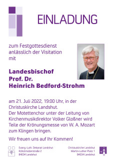 Visitation Landesbischof