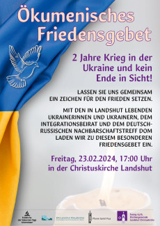 Friedensgebet 2 Jahre Ukrainekrieg