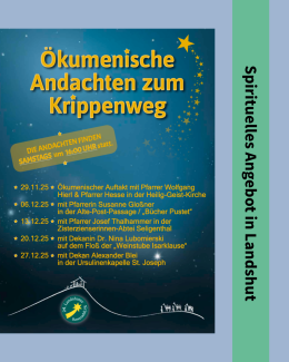 Andachten zum Krippenweg