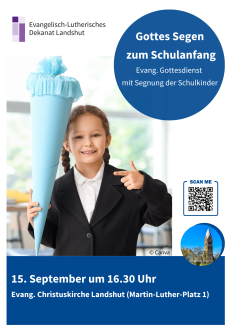 Gottesdienst zum Schulanfang 15.09. um 16.30h Uhr in der Christuskirche