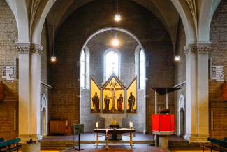 Installation von M. Mayerle in der Christuskirche