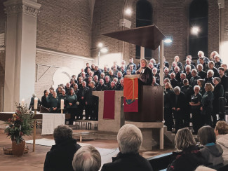 Chor der Reisige und Dekanin Lubomeriski am Reformationsfest