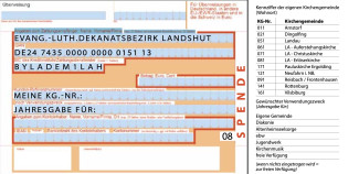 Überweisungsträger 2023